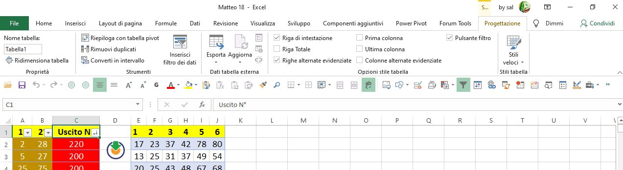 Ricerca dati in un archivio